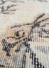 vintage beige and brown wool hand knotted Rug - CloseUp