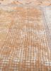 provenance red and orange wool hand knotted Rug - CloseUp