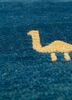 nuray blue wool hand knotted Rug - CloseUp nuray blue wool hand knotted Rug - CloseUp