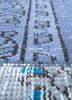 provenance blue wool hand knotted Rug - CloseUp provenance blue wool hand knotted Rug - CloseUp