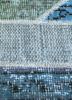 provenance blue wool hand knotted Rug - CloseUp provenance blue wool hand knotted Rug - CloseUp