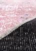 provenance pink and purple wool hand knotted Rug - CloseUp