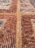 provenance beige and brown wool hand knotted Rug - CloseUp