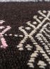 provenance grey and black wool hand knotted Rug - CloseUp