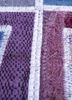 provenance pink and purple wool hand knotted Rug - CloseUp