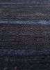 provenance grey and black wool hand knotted Rug - CloseUp