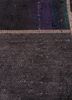 provenance grey and black wool hand knotted Rug - CloseUp provenance grey and black wool hand knotted Rug - CloseUp