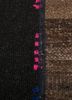 provenance grey and black wool hand knotted Rug - CloseUp provenance grey and black wool hand knotted Rug - CloseUp