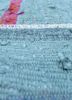 provenance blue wool hand knotted Rug - CloseUp provenance blue wool hand knotted Rug - CloseUp