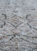 vintage grey and black wool hand knotted Rug - CloseUp vintage grey and black wool hand knotted Rug - CloseUp
