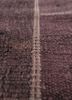 provenance beige and brown wool hand knotted Rug - CloseUp