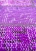 provenance pink and purple wool hand knotted Rug - CloseUp provenance pink and purple wool hand knotted Rug - CloseUp