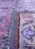 provenance pink and purple wool hand knotted Rug - CloseUp provenance pink and purple wool hand knotted Rug - CloseUp
