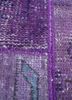 provenance pink and purple wool hand knotted Rug - CloseUp
