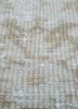 vintage ivory wool hand knotted Rug - CloseUp vintage ivory wool hand knotted Rug - CloseUp