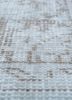 vintage grey and black wool hand knotted Rug - CloseUp vintage grey and black wool hand knotted Rug - CloseUp