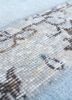 provenance blue wool hand knotted Rug - CloseUp provenance blue wool hand knotted Rug - CloseUp