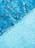 provenance blue wool hand knotted Rug - CloseUp provenance blue wool hand knotted Rug - CloseUp