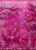 provenance pink and purple wool hand knotted Rug - CloseUp