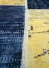 provenance gold wool hand knotted Rug - CloseUp