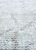 vintage blue wool hand knotted Rug - CloseUp