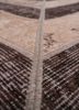 provenance beige and brown wool hand knotted Rug - CloseUp
