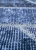 provenance blue wool hand knotted Rug - CloseUp provenance blue wool hand knotted Rug - CloseUp