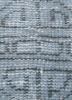 vintage grey and black wool hand knotted Rug - CloseUp vintage grey and black wool hand knotted Rug - CloseUp