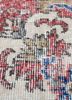 vintage red and orange wool hand knotted Rug - CloseUp vintage red and orange wool hand knotted Rug - CloseUp