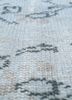 vintage blue wool hand knotted Rug - CloseUp vintage blue wool hand knotted Rug - CloseUp