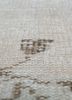 vintage beige and brown wool hand knotted Rug - CloseUp vintage beige and brown wool hand knotted Rug - CloseUp