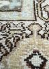 viscaya blue wool hand knotted Rug - CloseUp