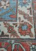 aalam blue wool hand knotted Rug - CloseUp aalam blue wool hand knotted Rug - CloseUp