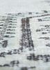 vintage ivory wool hand knotted Rug - CloseUp