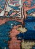 aalam blue wool hand knotted Rug - CloseUp aalam blue wool hand knotted Rug - CloseUp