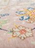 aalam ivory wool hand knotted Rug - CloseUp
