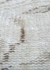 vintage ivory wool hand knotted Rug - CloseUp vintage ivory wool hand knotted Rug - CloseUp