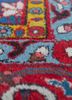 aalam blue wool hand knotted Rug - CloseUp