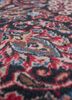 aalam red and orange wool hand knotted Rug - CloseUp aalam red and orange wool hand knotted Rug - CloseUp