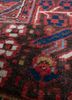 aalam red and orange wool hand knotted Rug - CloseUp aalam red and orange wool hand knotted Rug - CloseUp
