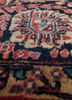 aalam red and orange wool hand knotted Rug - CloseUp aalam red and orange wool hand knotted Rug - CloseUp