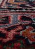 aalam red and orange wool hand knotted Rug - CloseUp aalam red and orange wool hand knotted Rug - CloseUp