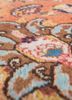 aalam beige and brown wool hand knotted Rug - CloseUp