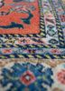 aalam red and orange wool hand knotted Rug - CloseUp aalam red and orange wool hand knotted Rug - CloseUp