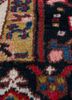aalam red and orange wool hand knotted Rug - CloseUp
