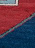 nuray blue wool hand knotted Rug - CloseUp