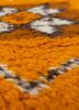 zuri red and orange wool hand knotted Rug - CloseUp zuri red and orange wool hand knotted Rug - CloseUp