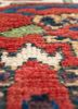 aalam red and orange wool hand knotted Rug - CloseUp aalam red and orange wool hand knotted Rug - CloseUp