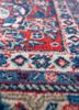aalam red and orange wool hand knotted Rug - CloseUp aalam red and orange wool hand knotted Rug - CloseUp