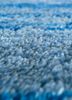 zuri blue wool hand knotted Rug - CloseUp